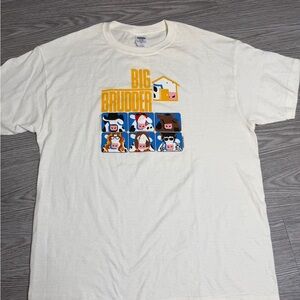 Vintage Cows Big Brudda Parody T Shirt  Men's Sz L Made In Canada Big Brother TV